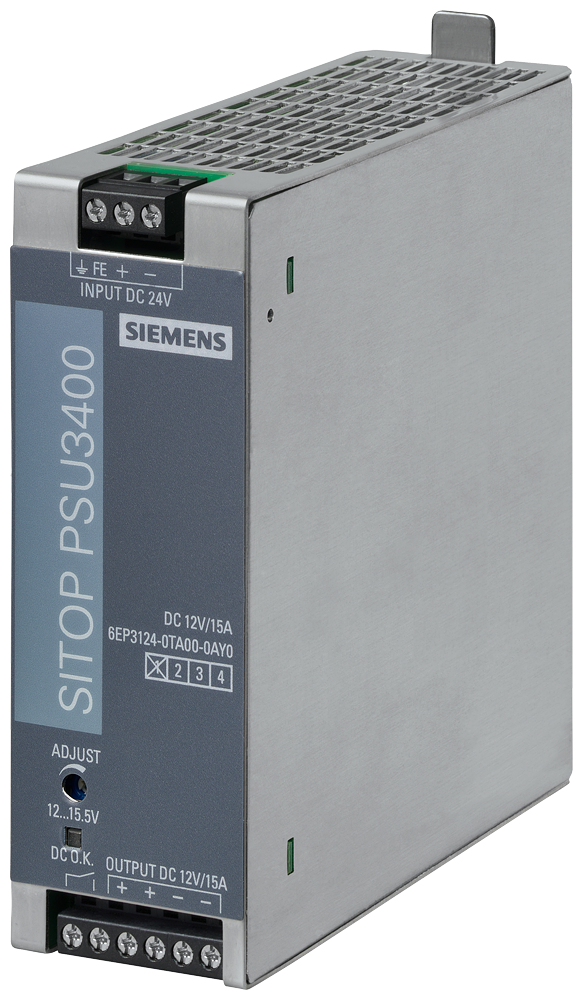 6EP3124-0TA00-0AY0 SITOP PSU3400 12 V/15 A Stabilized power supply Input: