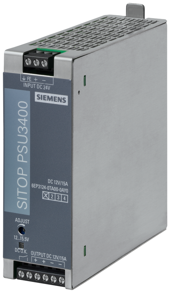 6EP3124-0TA00-0AY0 SITOP PSU3400 12 V/15 A Stabilized power supply Input: