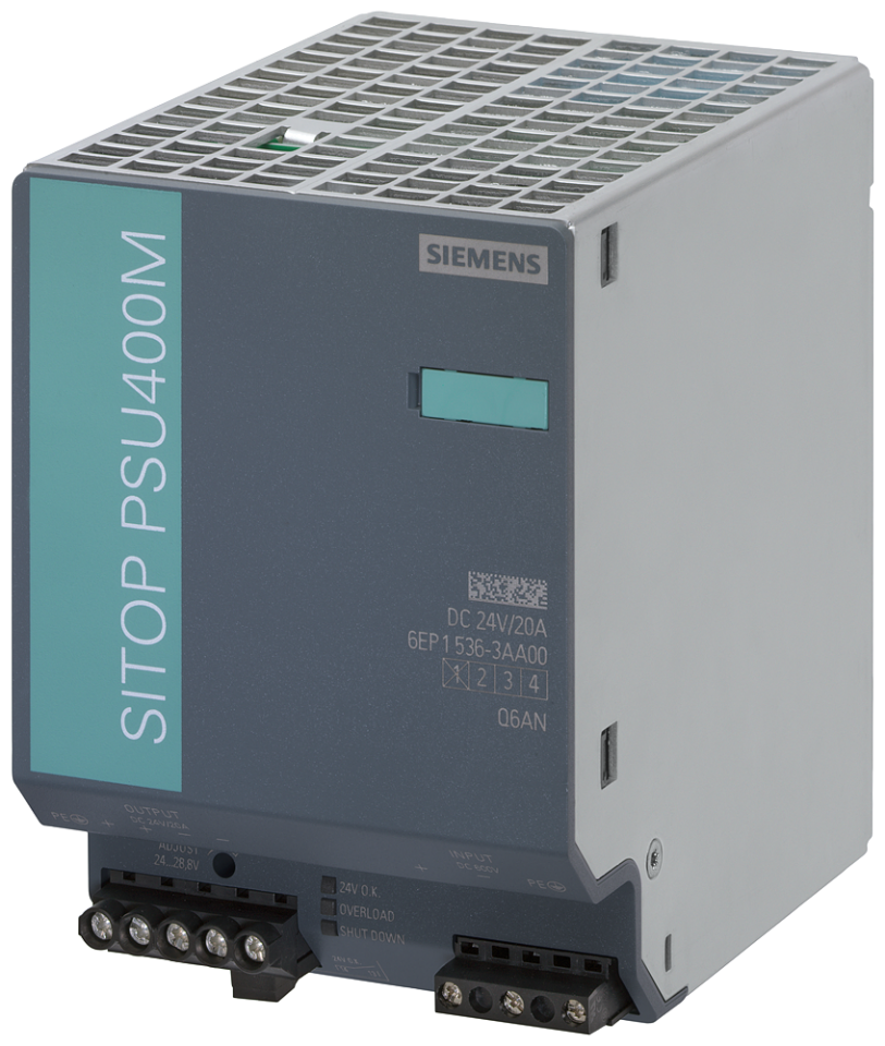 6EP1536-3AA00 SITOP PSU400M 20 A DC/DC converter input: 600 V DC