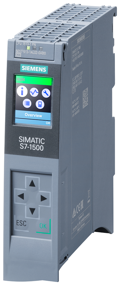 6ES7513-1AL02-0AB0 SIMATIC S7-1500, CPU 1513-1 PN, central processing
