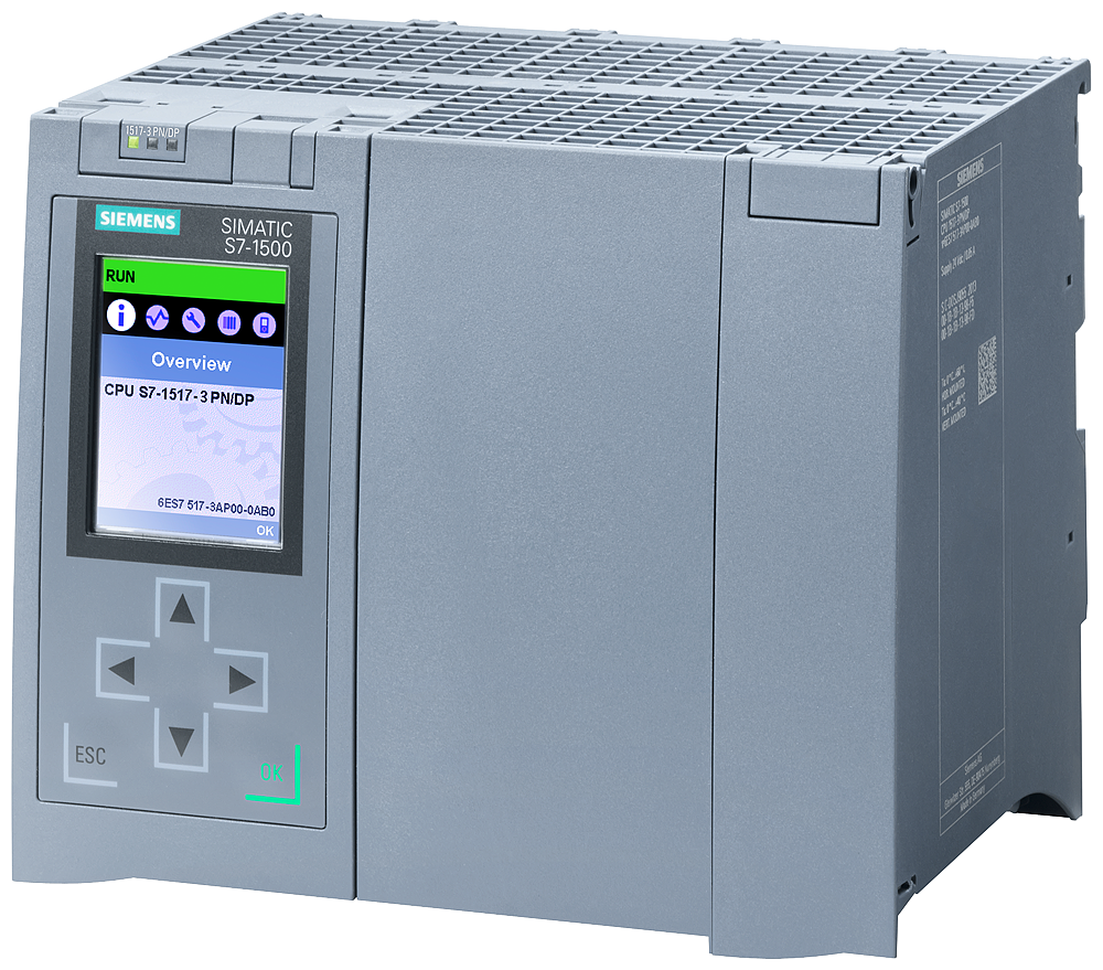 6ES7517-3AP00-0AB0 SIMATIC S7-1500, CPU 1517-3 PN/DP, central processing
