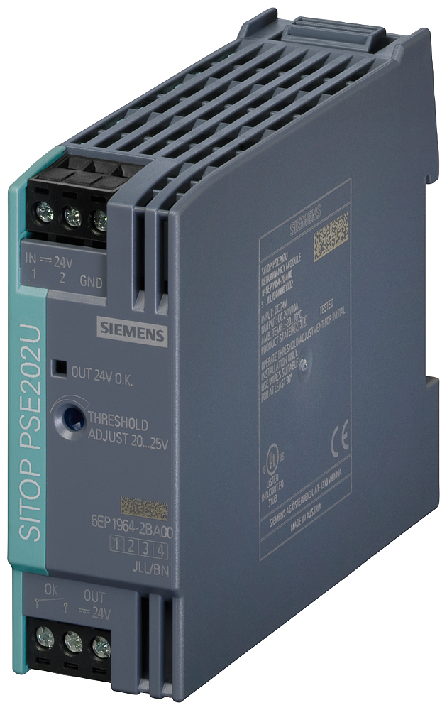 6EP1964-2BA00 SITOP PSE202U 10A Redundancy module Input/output: 24