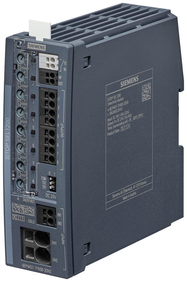 6EP4437-7FB00-3DX0 SITOP SEL1200 5 A selectivity module 8-channel with