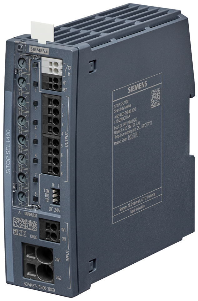 6EP4437-7EB00-3DX0 SITOP SEL1400 5 A selectivity module 8-channel with