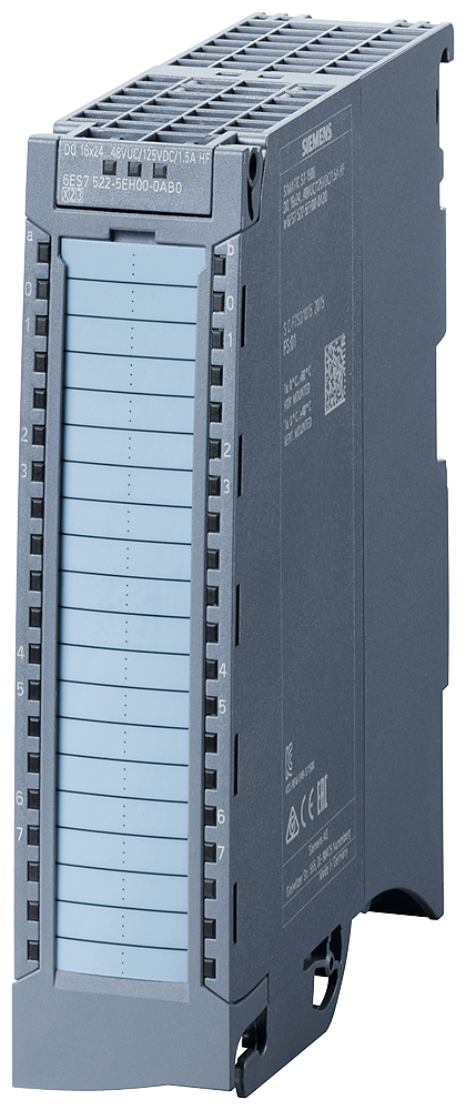6ES7522-5EH00-0AB0 SIMATIC S7-1500, digital output module DQ16x24..48VUC/125V