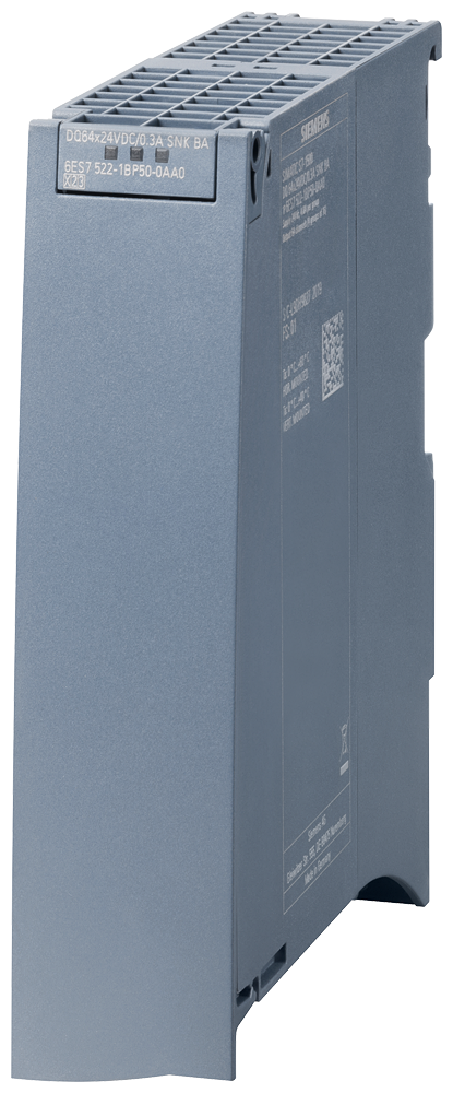 6ES7522-1BP00-0AA0 SIMATIC S7-1500, digital output module, DQ 64xDC 24V/0,3A