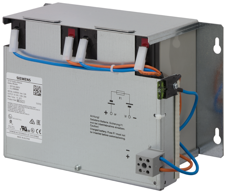6EP1935-6MF01 SITOP battery module 24 V/12 Ah with maintenance free