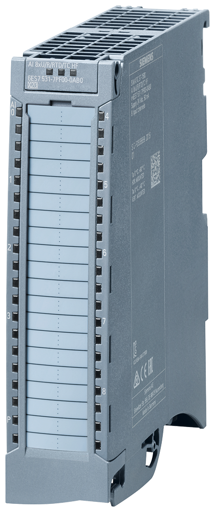 6ES7531-7PF00-0AB0 SIMATIC S7-1500 analog input module AI 8xU/R/RTD/TC