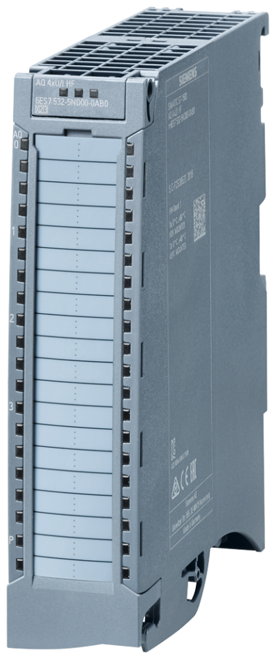 6ES7532-5ND00-0AB0 SIMATIC S7-1500, analog output module AQ 4xU/I HF,