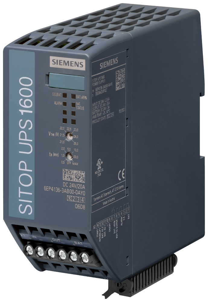 6EP4136-3AB00-0AY0 SITOP UPS1600 20 A uninterruptible power supply input: