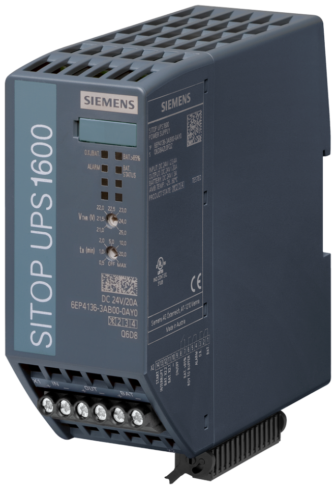 6EP4136-3AB00-0AY0 SITOP UPS1600 20 A uninterruptible power supply input: