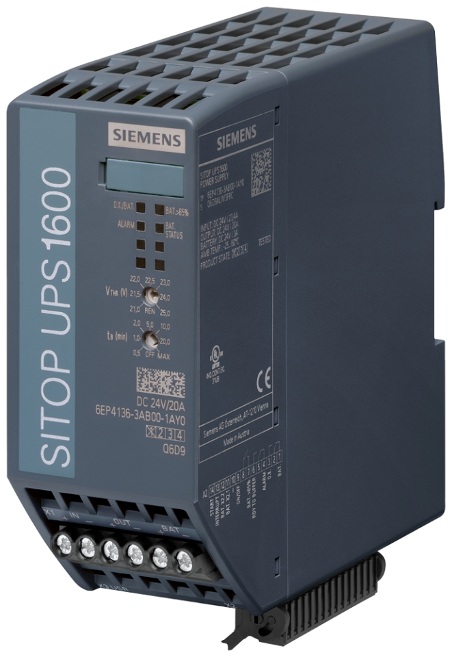 6EP4136-3AB00-1AY0 SITOP UPS1600 20 A USB uninterruptible power supply