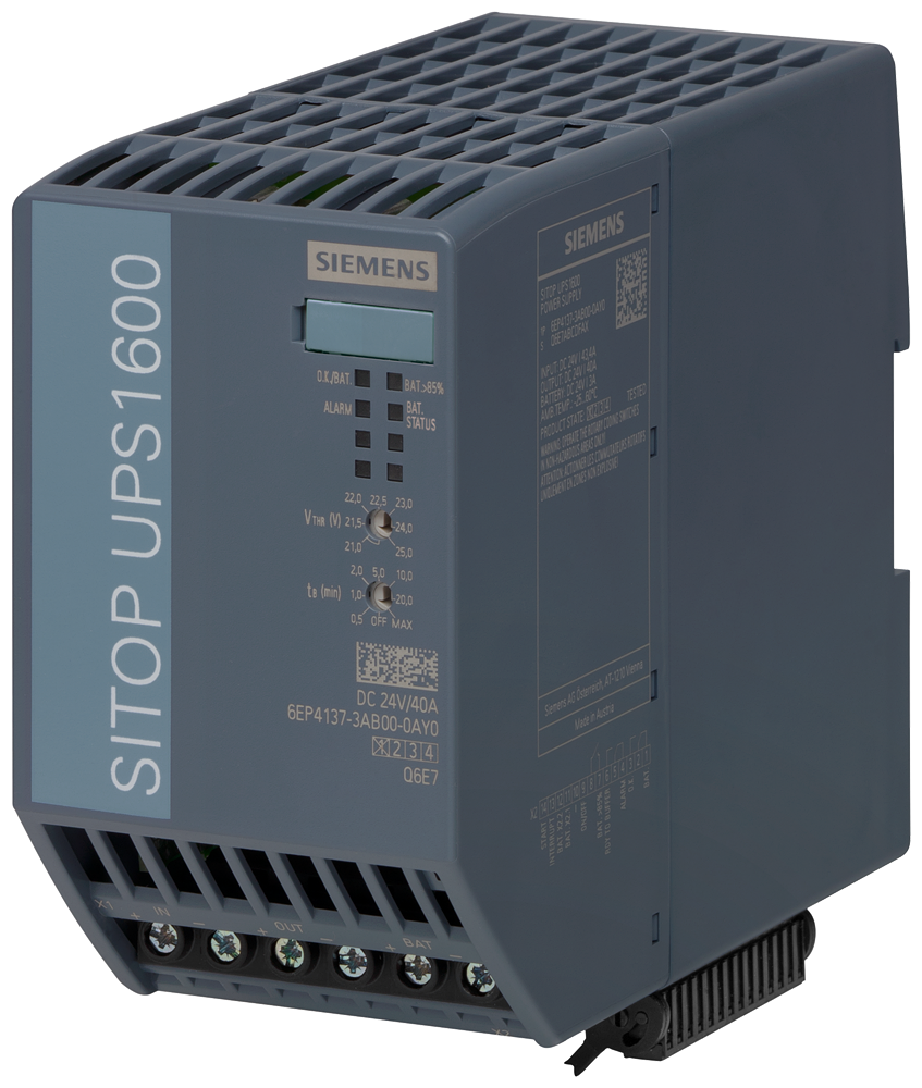 6EP4137-3AB00-0AY0 SITOP UPS1600 40 A uninterruptible power supply input: