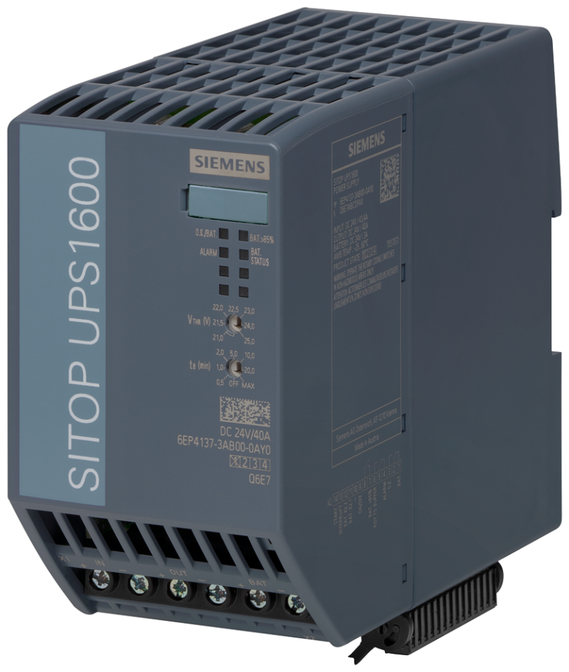 6EP4137-3AB00-0AY0 SITOP UPS1600 40 A uninterruptible power supply input: