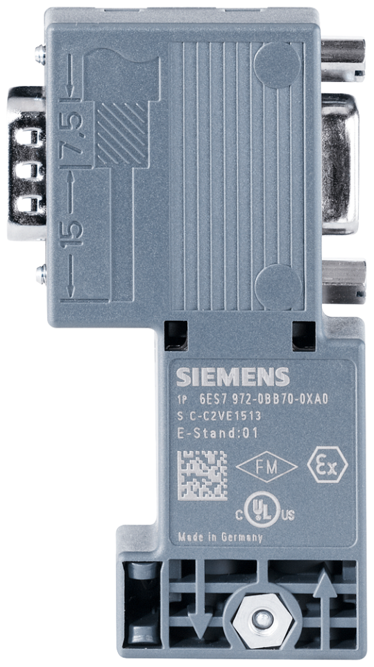 6ES7972-0BB70-0XA0 SIMATIC DP, Connection plug for PROFIBUS up to 12 Mbit/s