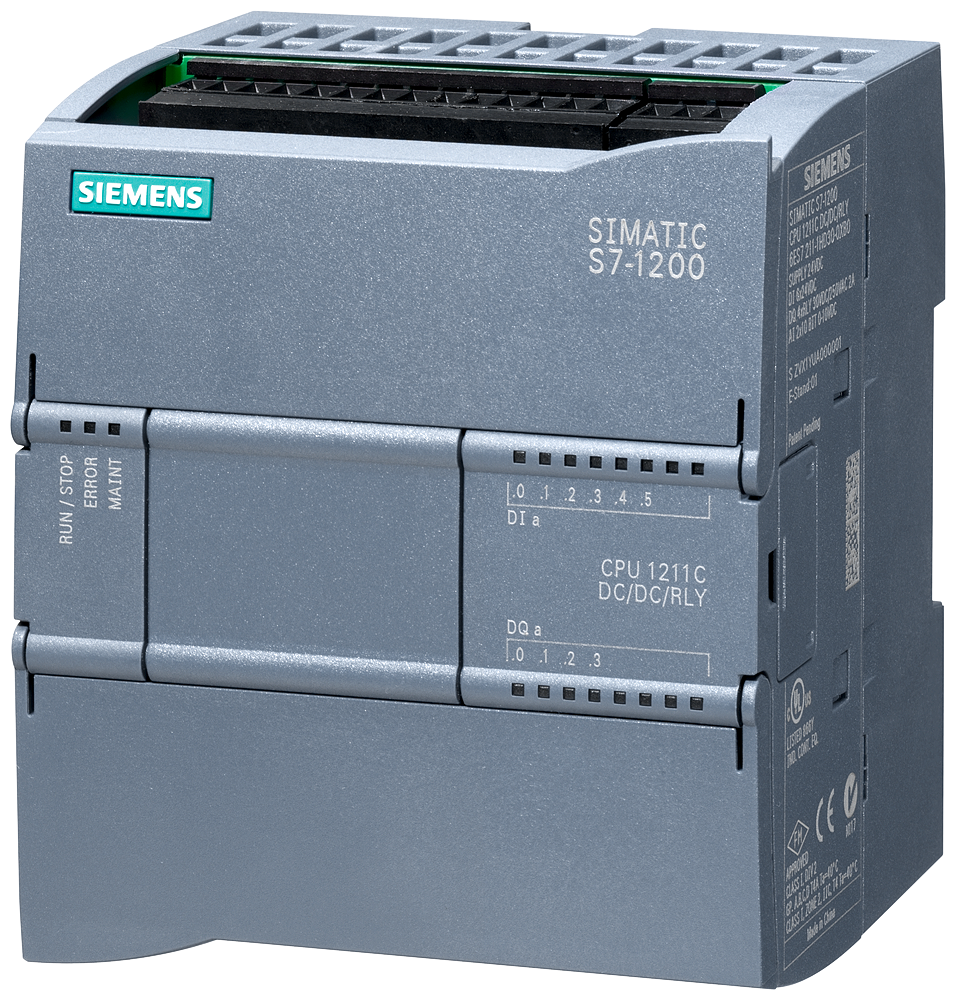 6ES7211-1HE40-0XB0 SIMATIC S7-1200, CPU 1211C, compact CPU, DC/DC/relay,