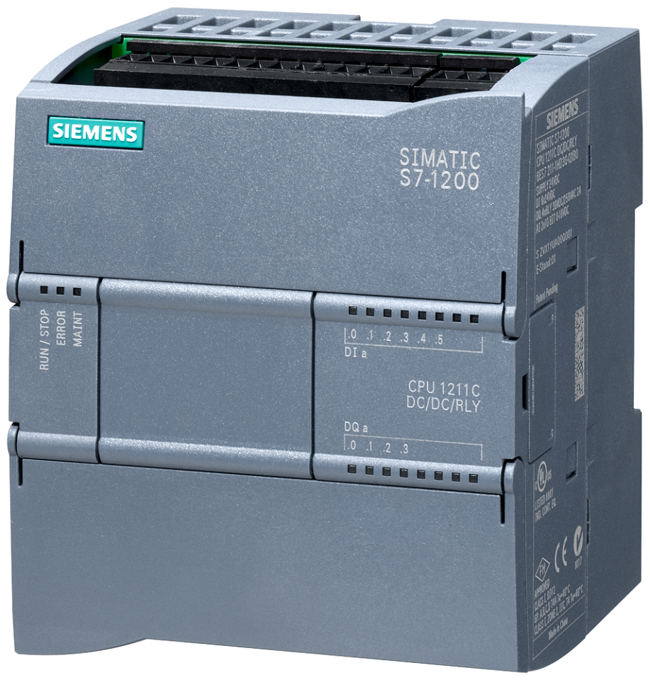 6ES7211-1HE40-0XB0 SIMATIC S7-1200, CPU 1211C, compact CPU, DC/DC/relay,