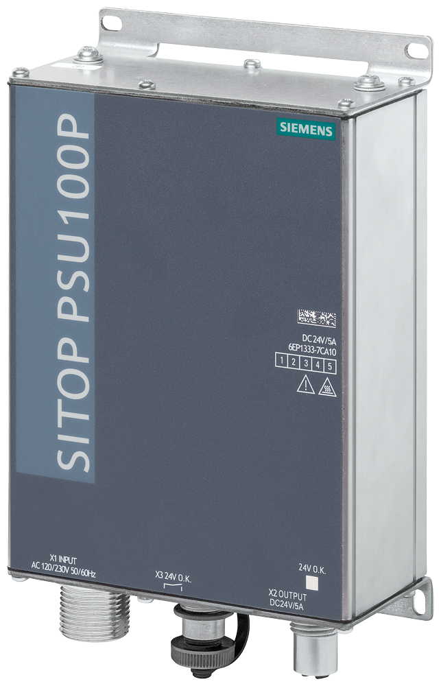 6EP1333-7CA10 SITOP PSU100P IP67 stabilized power supply input: 120/230
