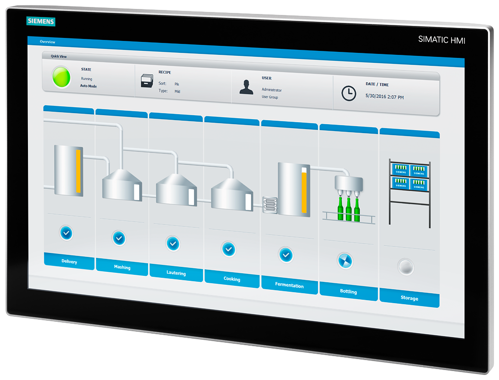 6AV7863-1MA00-2AA0 SIMATIC IFP1200 V2; 12inch  multi-touch display (16:10)