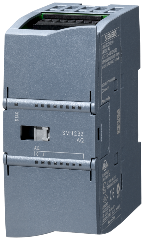 6ES7232-4HB32-0XB0 SIMATIC S7-1200, Analog output, SM 1232, 2 AO, +/-10