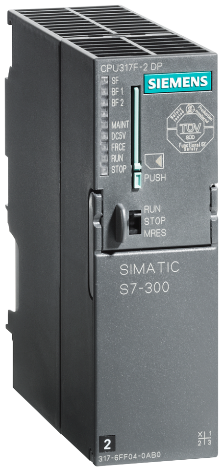 6ES7317-6FF04-0AB0 SIMATIC S7-300, CPU 317F-2DP, Central processing unit