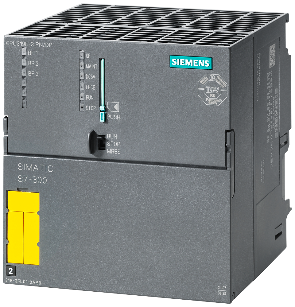 6ES7318-3FL01-0AB0 SIMATIC S7-300 CPU319F-3 PN/DP, Central processing
