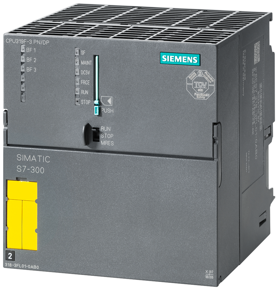 6ES7318-3FL01-0AB0 SIMATIC S7-300 CPU319F-3 PN/DP, Central processing