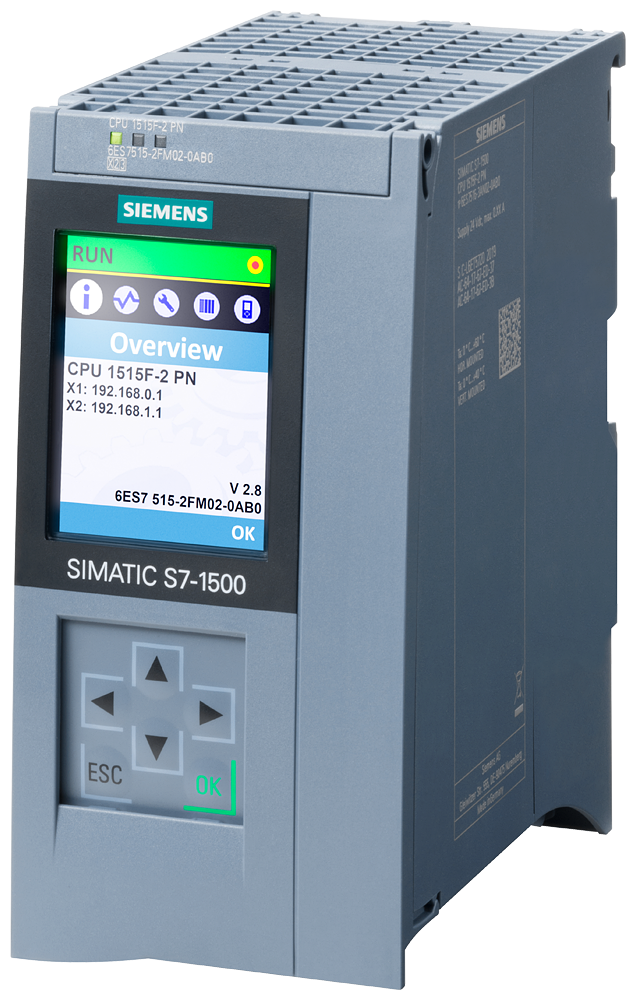 6ES7515-2FM02-0AB0 SIMATIC S7-1500F, CPU 1515F-2 PN, central processing