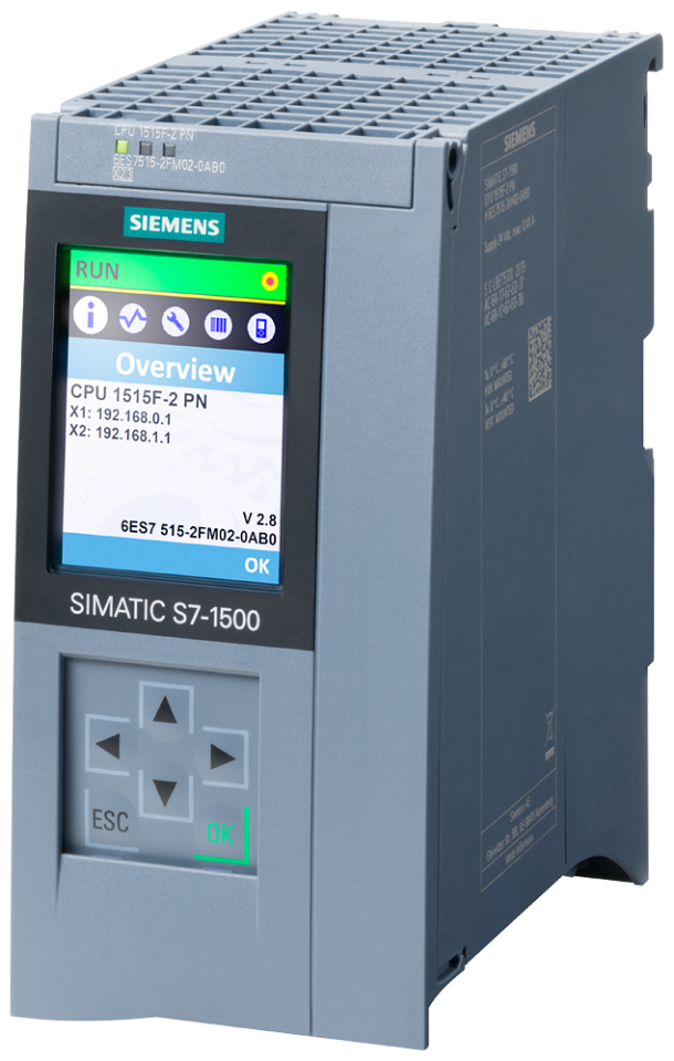 6ES7515-2FM02-0AB0 SIMATIC S7-1500F, CPU 1515F-2 PN, central processing
