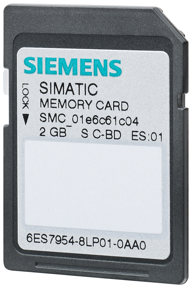 6ES7954-8LL03-0AA0 SIMATIC S7, MEMORY CARD FOR S7-1X00 CPU, 3,3 V FLASH,
