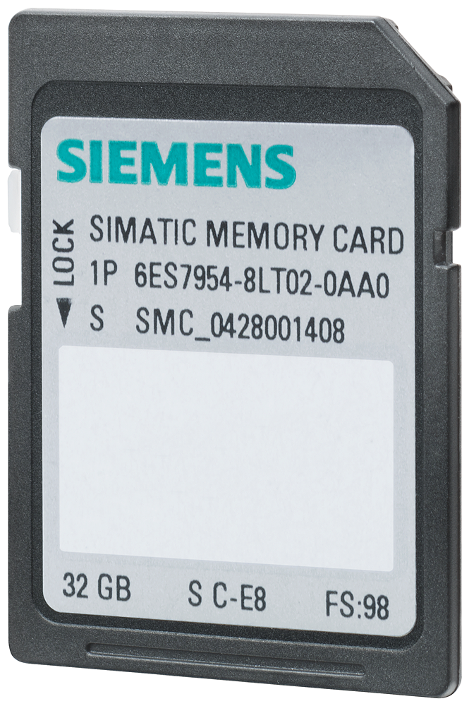 6ES7954-8LT03-0AA0 SIMATIC S7, memory cards for S7-1x 00 CPU, 3, 3V Flash,