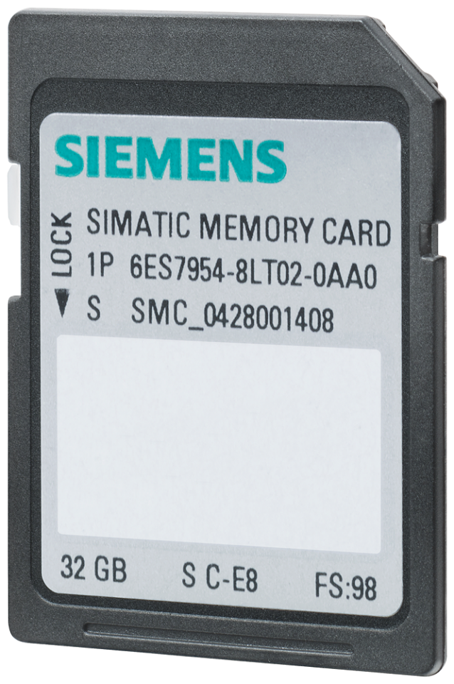 6ES7954-8LT03-0AA0 SIMATIC S7, memory cards for S7-1x 00 CPU, 3, 3V Flash,