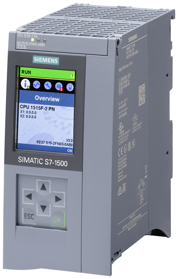 6ES7515-2FN03-0AB0 SIMATIC S7-1500F, CPU 1515F-2 PN, central processing