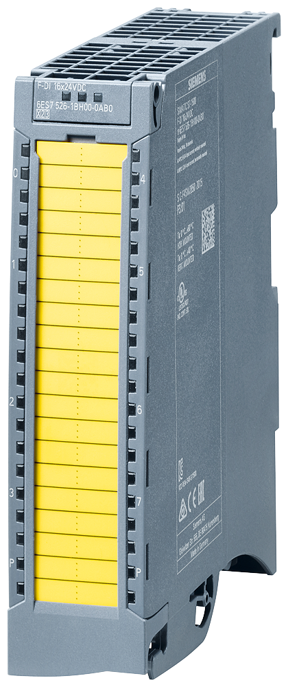 6ES7526-1BH00-0AB0 SIMATIC S7-1500, F digital input module, F-DI 16x 24