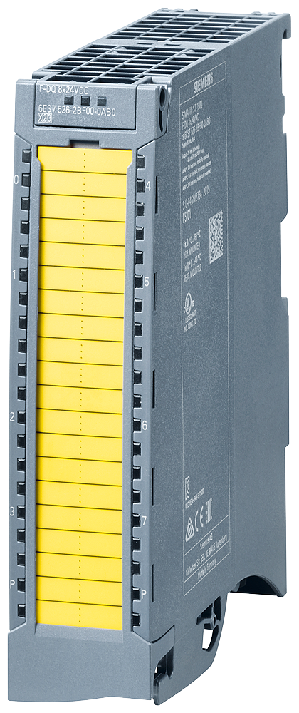 6ES7526-2BF00-0AB0 SIMATIC S7-1500, F digital output module, F-DQ 8x 24