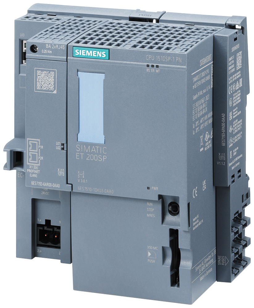 6ES7510-1DK03-0AB0 SIMATIC DP, CPU 1510SP-1 PN for ET 200SP, central processing
