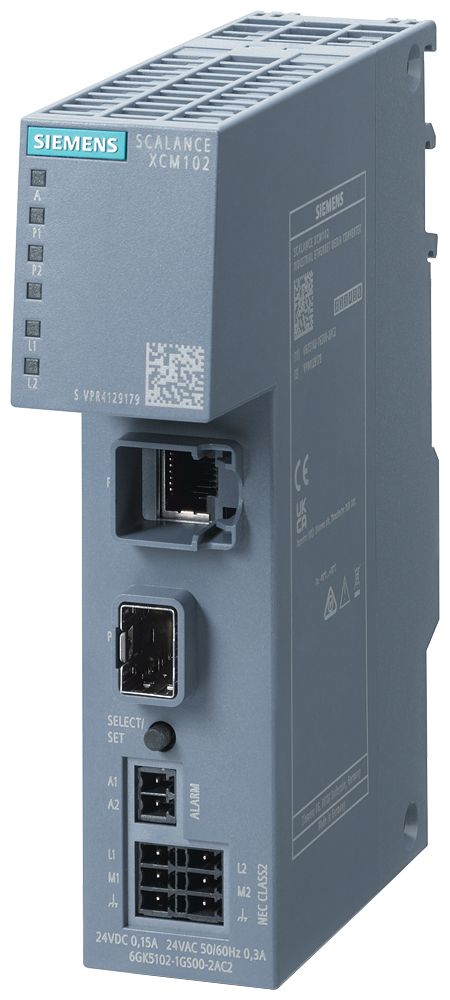 6GK5102-1GS00-2AC2 SCALANCE XCM102, IE media converter unmanaged 1x 100/1000
