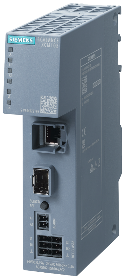 6GK5102-1GS00-2AC2 SCALANCE XCM102, IE media converter unmanaged 1x 100/1000