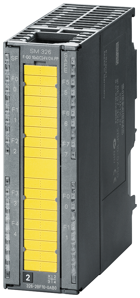 6ES7326-2BF10-0AB0 SIMATIC S7, digital output SM 326, F-DO10x 24 V DC/2A