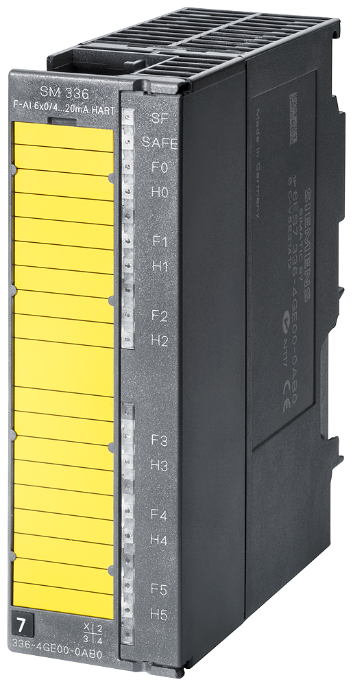 6ES7336-4GE00-0AB0 SIMATIC S7, Analog input SM 336, 6 AI; 15 bit; fail-safe