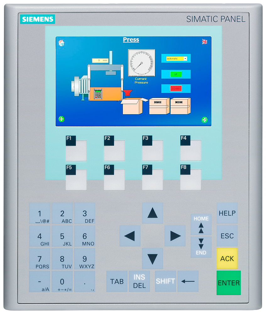 6AV6647-0AJ11-3AX1 SIMATIC HMI KP400 Basic Color PN, Basic Panel, key
