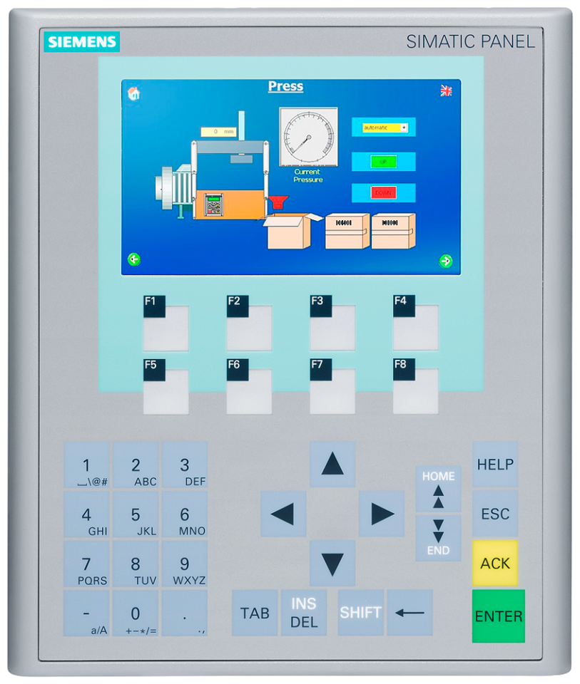 6AV6647-0AJ11-3AX1 SIMATIC HMI KP400 Basic Color PN, Basic Panel, key