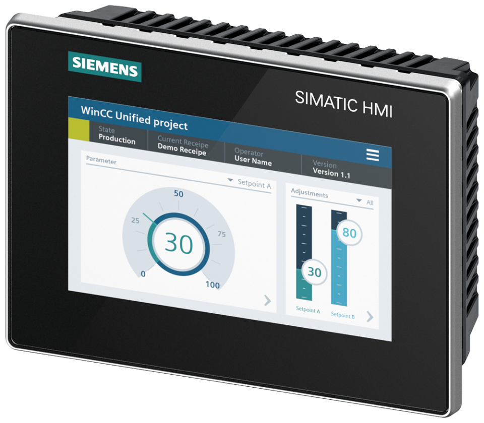 6AV2128-3GB06-0AX1 SIMATIC HMI MTP700, Unified Comfort Panel, touch operation,