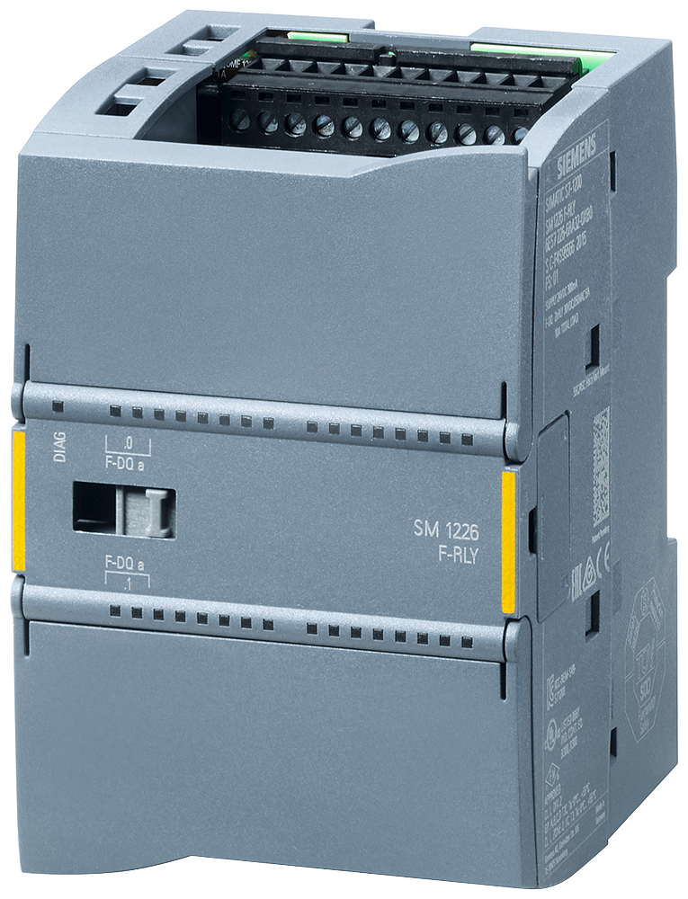 6ES7226-6RA32-0XB0 SIMATIC S7-1200, Relay output SM 1226, F-DQ 2x RLY