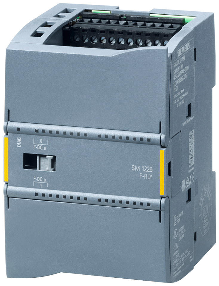 6ES7226-6RA32-0XB0 SIMATIC S7-1200, Relay output SM 1226, F-DQ 2x RLY