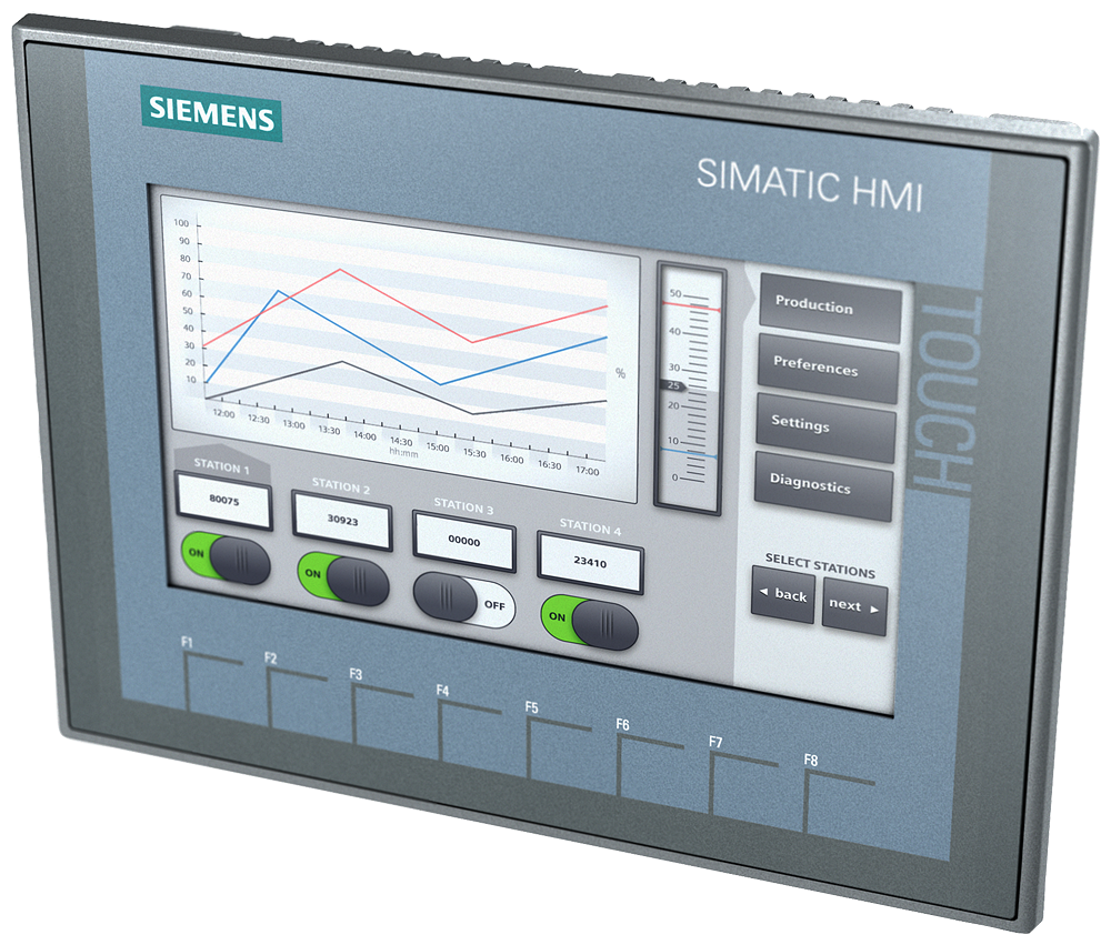 6AV2123-2GB03-0AX0 SIMATIC HMI, KTP700 Basic, Basic Panel, Key/touch operation,