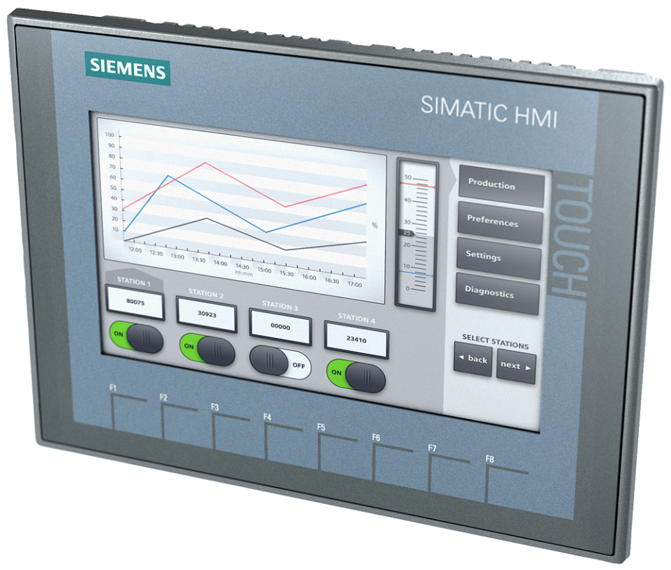 6AV2123-2GB03-0AX0 SIMATIC HMI, KTP700 Basic, Basic Panel, Key/touch operation,