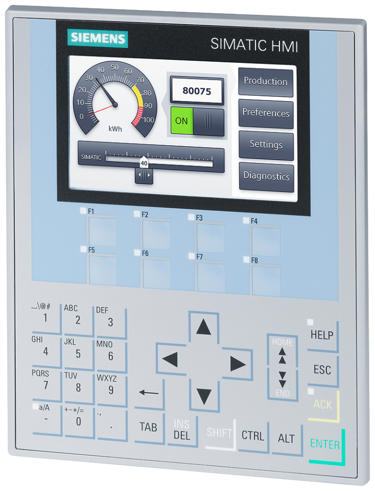 6AV2124-1DC01-0AX0 SIMATIC HMI KP400 Comfort, Comfort Panel, key operation,
