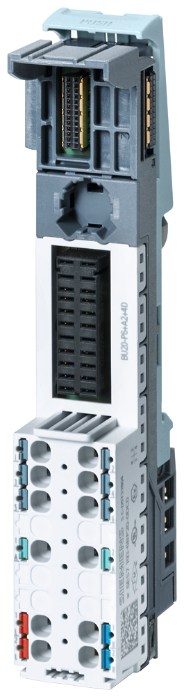 6ES7193-6BP20-0DC0 SIMATIC ET 200SP, BaseUnit BU20-P6+A2+4D, BU type C0,