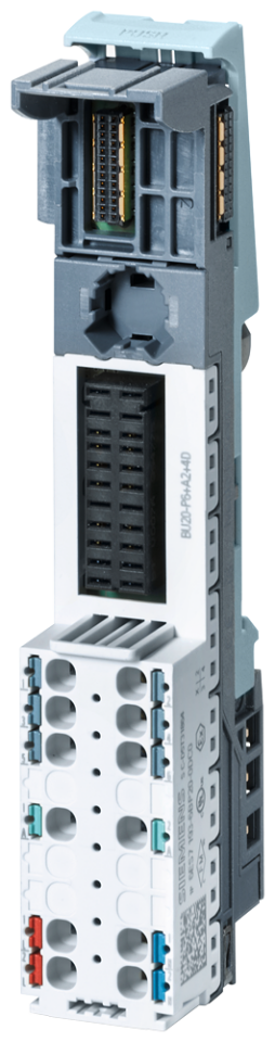 6ES7193-6BP20-0DC0 SIMATIC ET 200SP, BaseUnit BU20-P6+A2+4D, BU type C0,